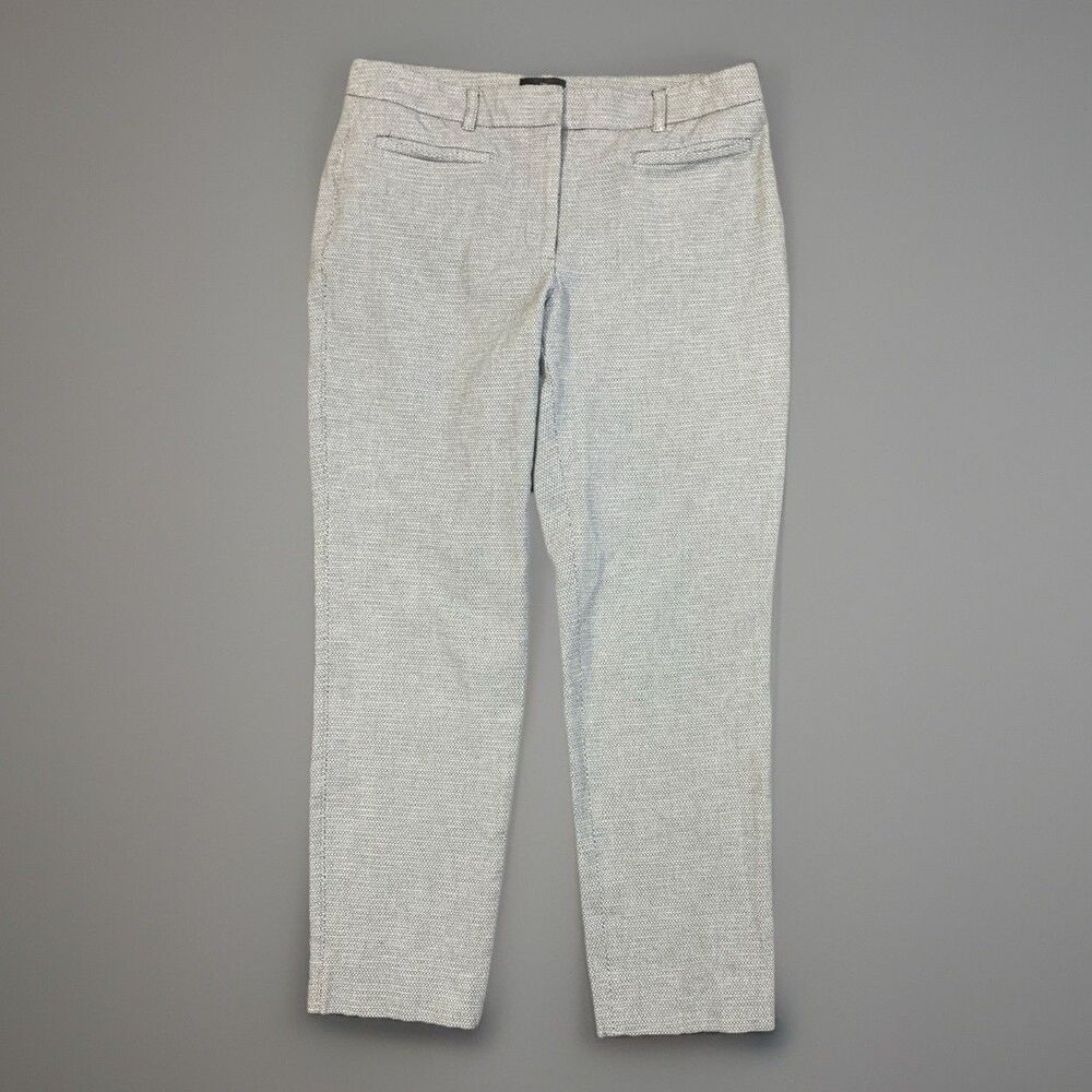White House Black Market WHBM The Slim Ankle Women’s Pants Size 6 Diamond Print